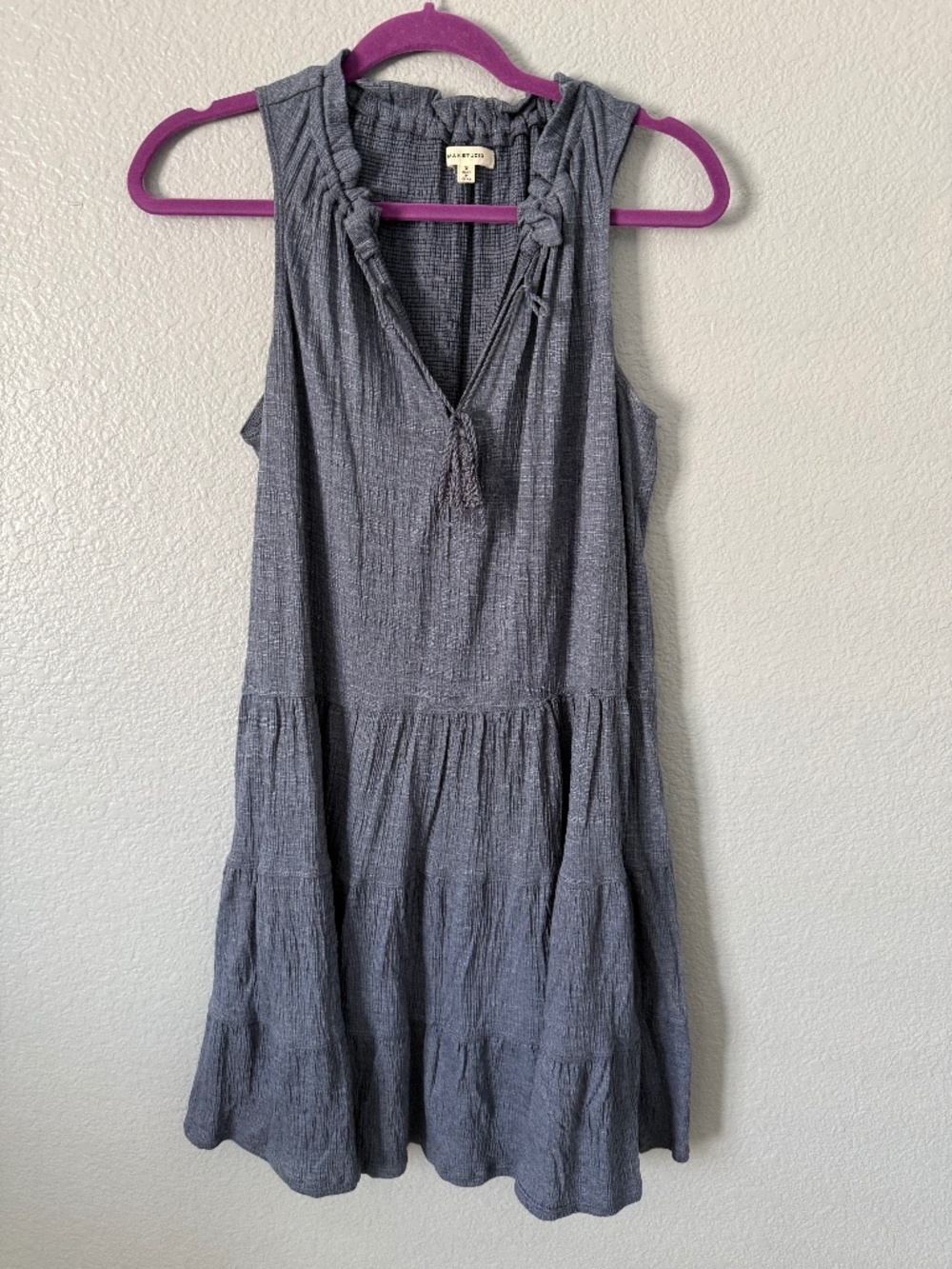 Max Studio Lightweight Blue Dress Size S